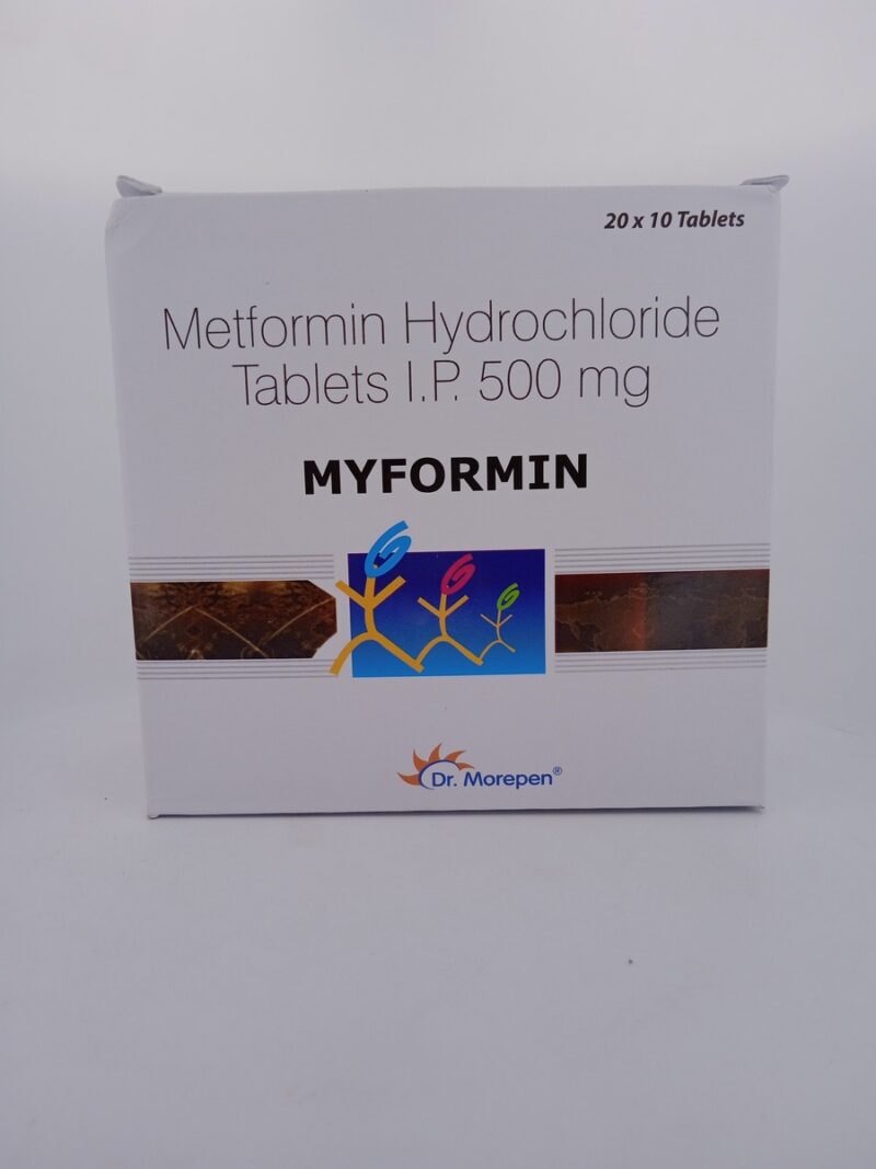 MYFORMIN 500 MG - 10 TABLETS