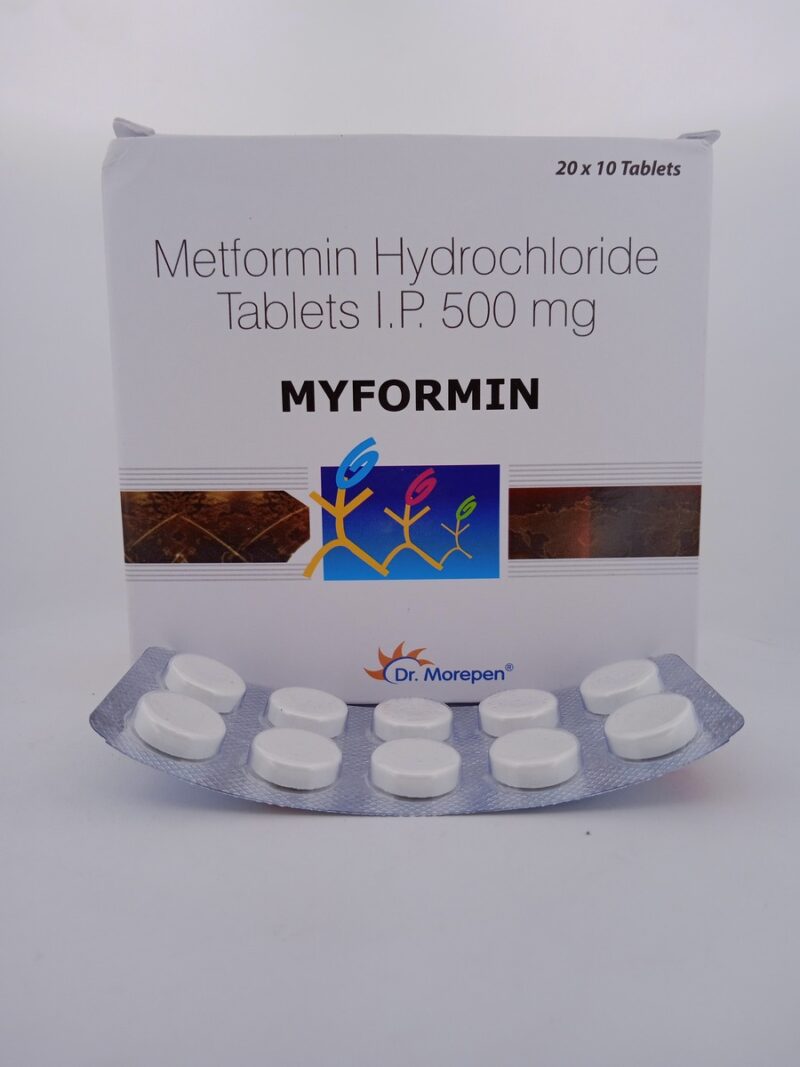 MYFORMIN 500 MG - 10 TABLETS - Image 2