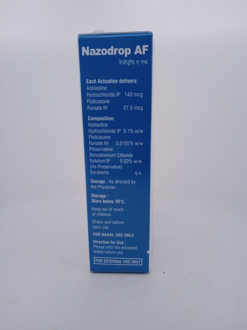 NAZODROP AF - 1 NASAL SPRAY OF 9.8g - Image 2