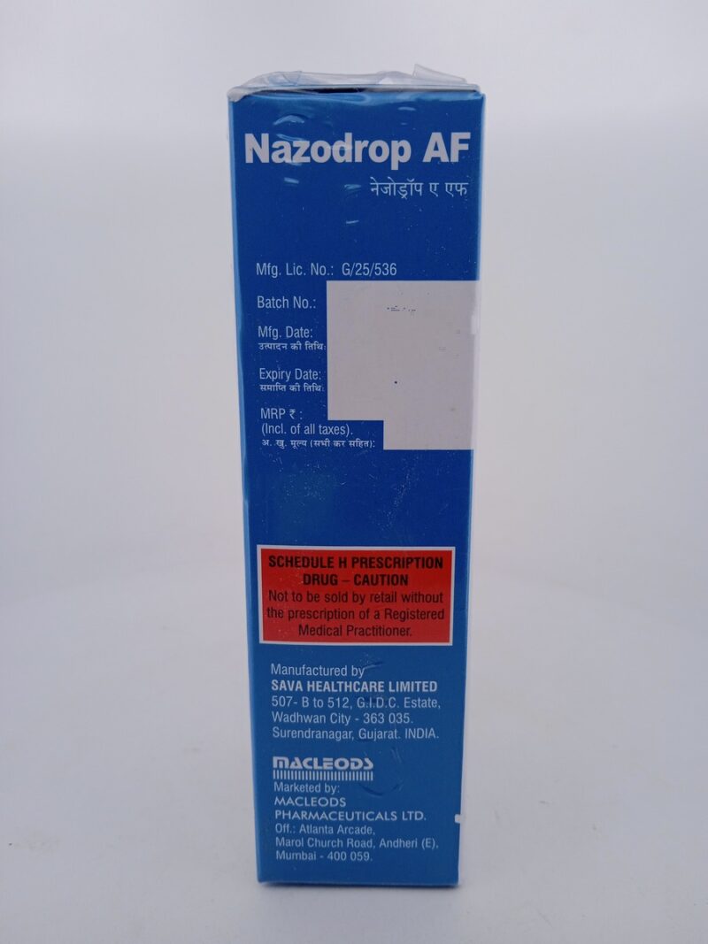 NAZODROP AF - 1 NASAL SPRAY OF 9.8g - Image 4