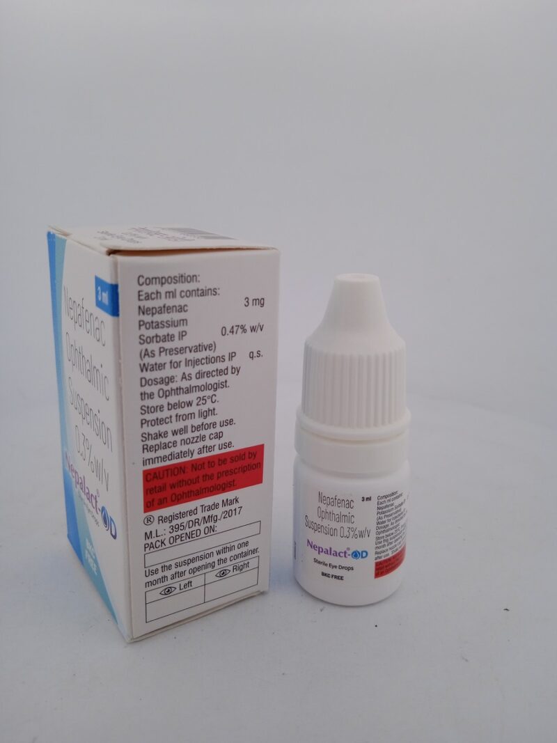 NEPALACT-OD EYE DROPS - 1 BOTTLE OF 3ML - Image 3