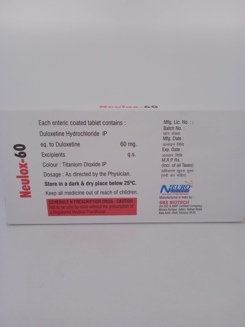 NEULOX 60 MG - 10 TABLETS - Image 4