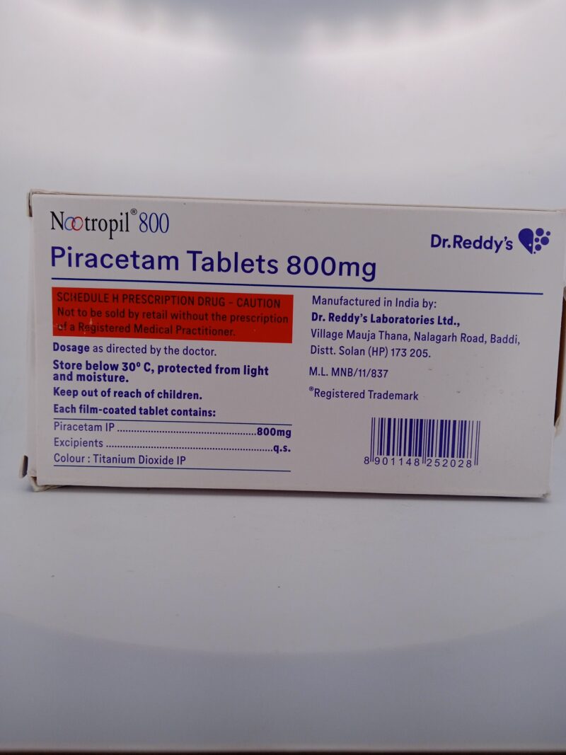 NOOTROPIL 800 MG - 30 TABLETS - Image 4