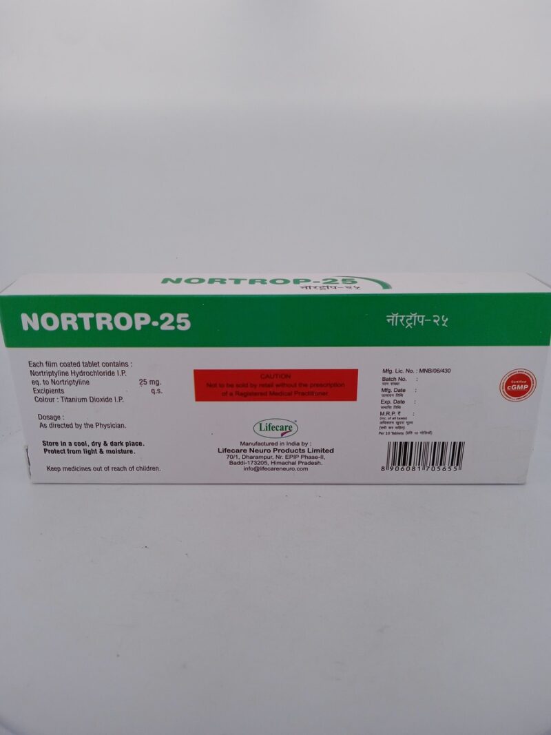 NORTROP 25 MG - 10 TABLETS - Image 4