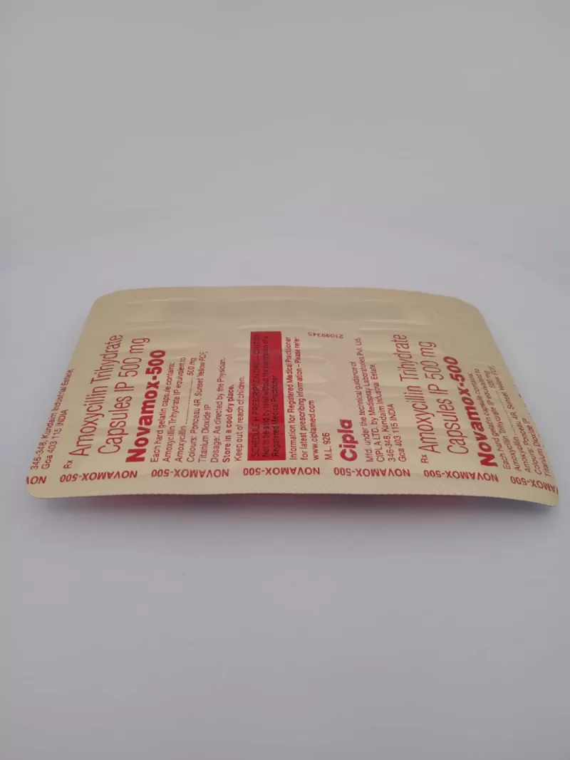 NOVAMOX 500 MG - 15 CAPSULES - Image 2