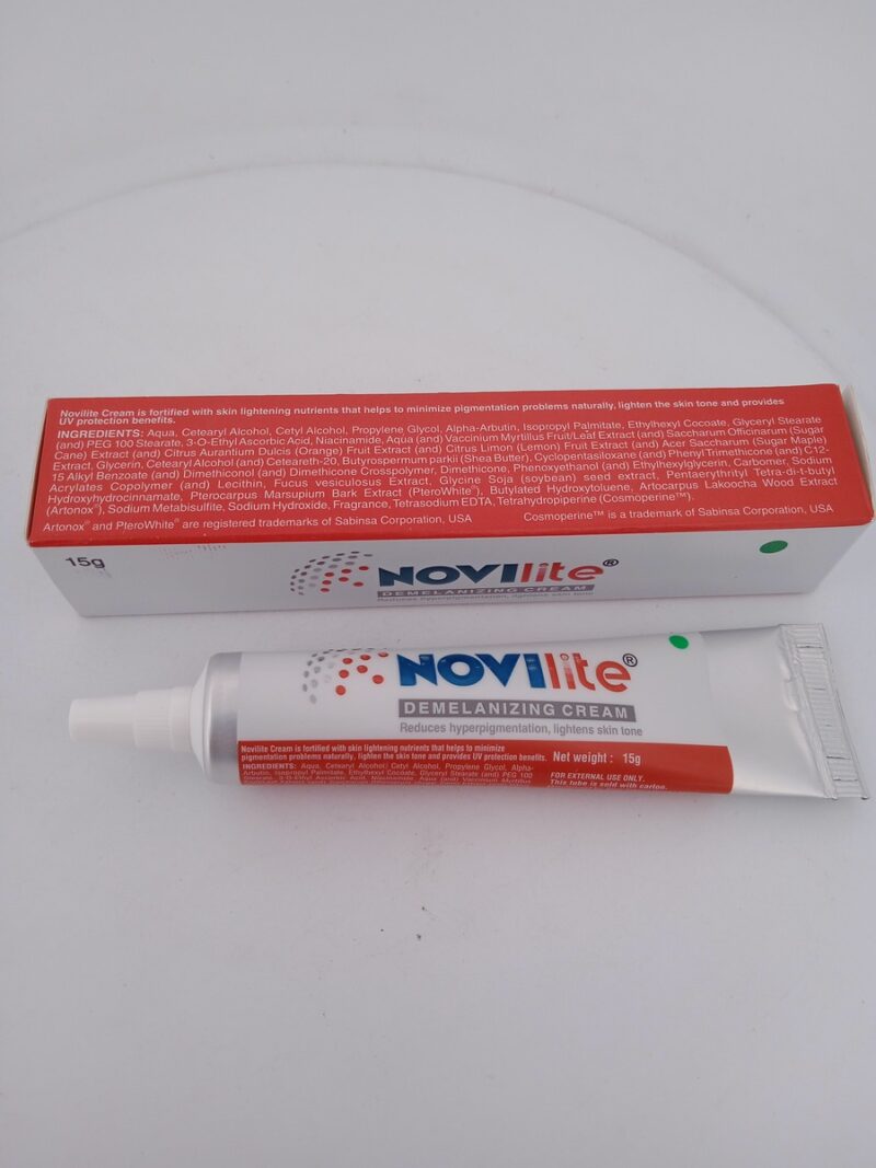 NOVILITE DEMELANIZING CREAM - 1 TUBE OF 15g - Image 2