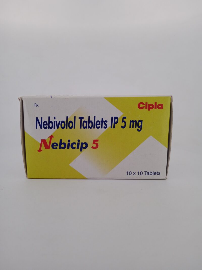 NEBICIP 5 MG - 10 TABLETS