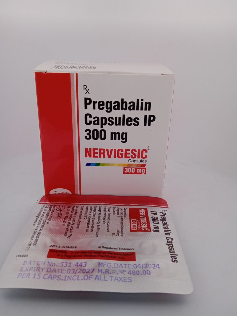 NERVIGESIC 300 MG - 15 CAPSULES - Image 3