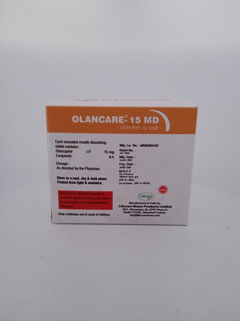 OLANCARE-15 MD - 10 TABLETS - Image 4