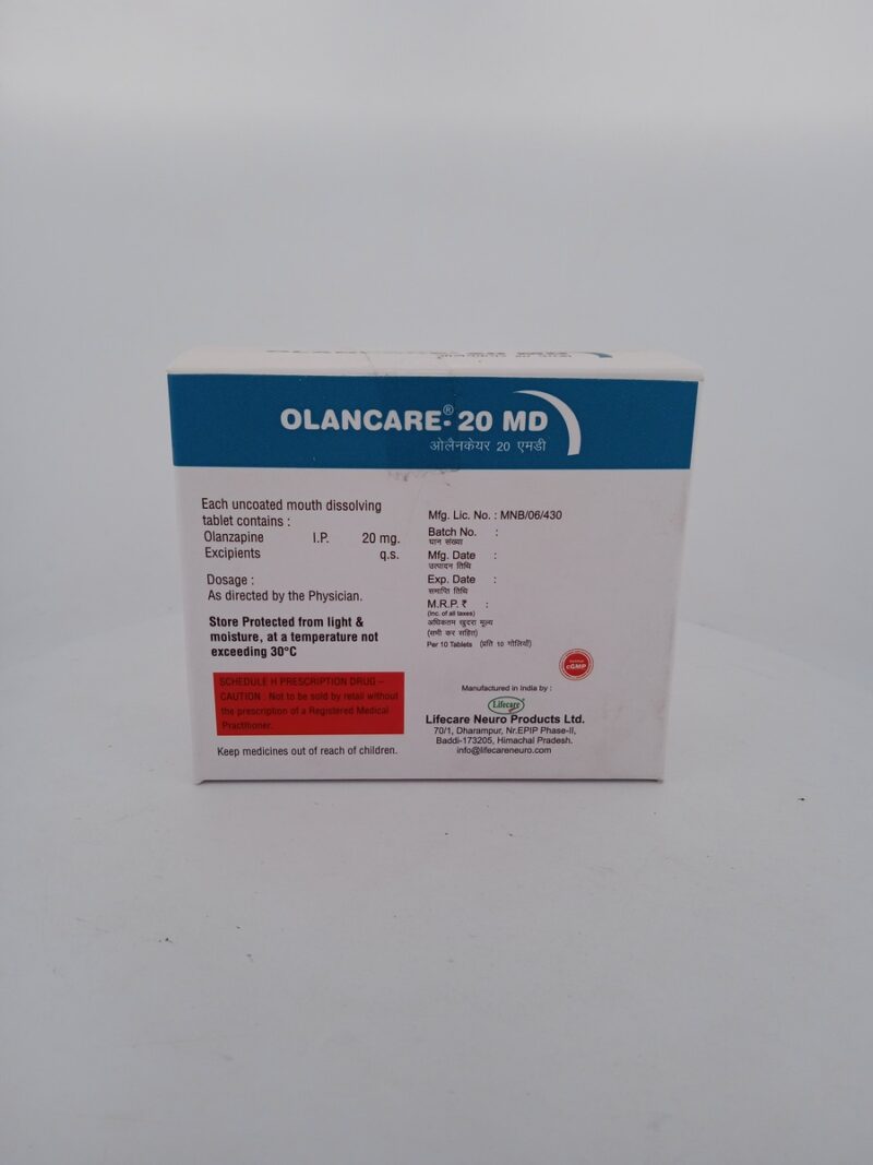 OLANCARE-20 MD - 10 TABLETS - Image 4