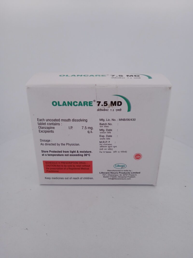 OLANCARE 7.5 MD - 10 TABLETS - Image 4