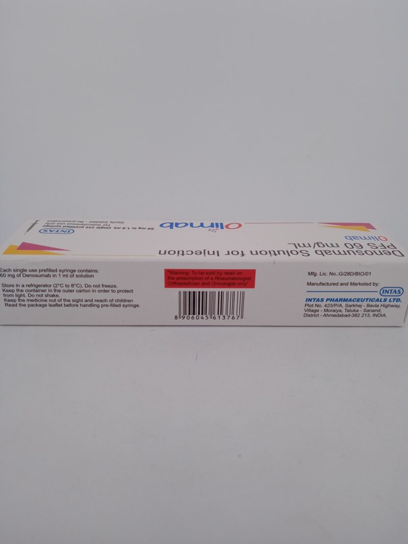 OLIMAB 60 MG - 1 PRE-FILLED SYRINGE OF 1 ML - Image 4