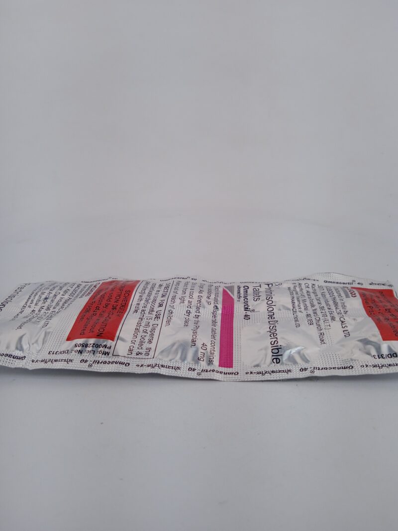 OMNACORTIL 40 MG - 10 TABLETS - Image 3