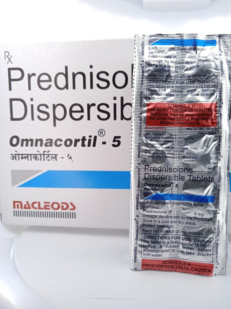 OMNACORTIL 5 MG - 10 TABLETS - Image 2