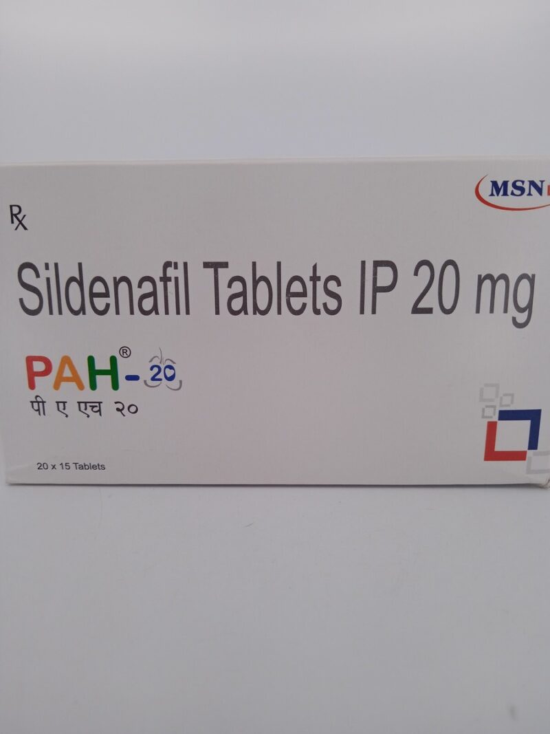 PAH 20 MG - 15 TABLETS