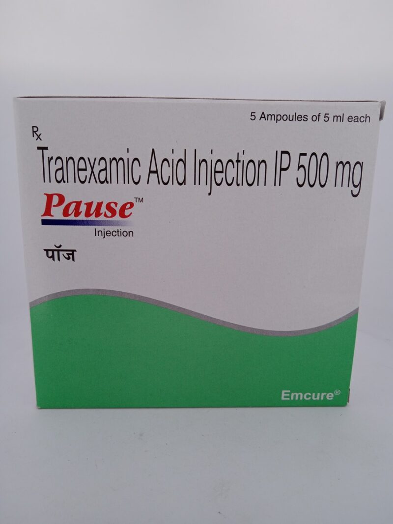 PAUSE INJECTION 500 MG - 1 AMPOULES OF 5ML EACH