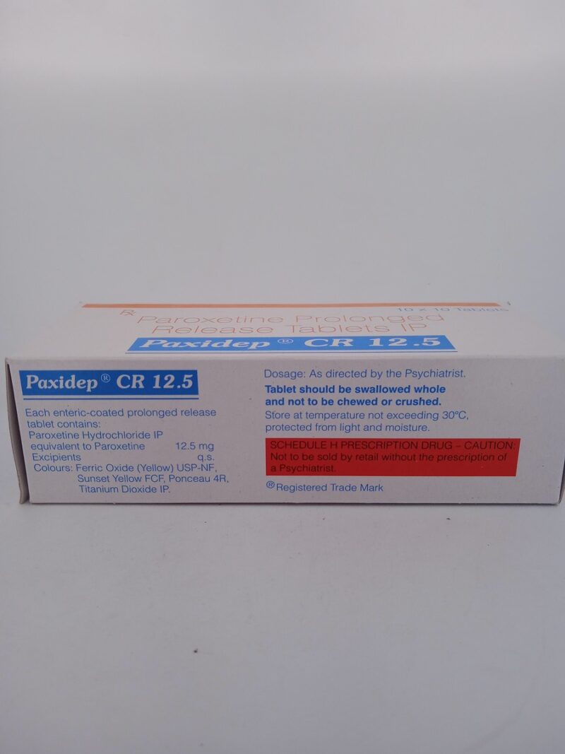 PAXIDEP CR 12.5 MG - 10 TABLET - Image 4