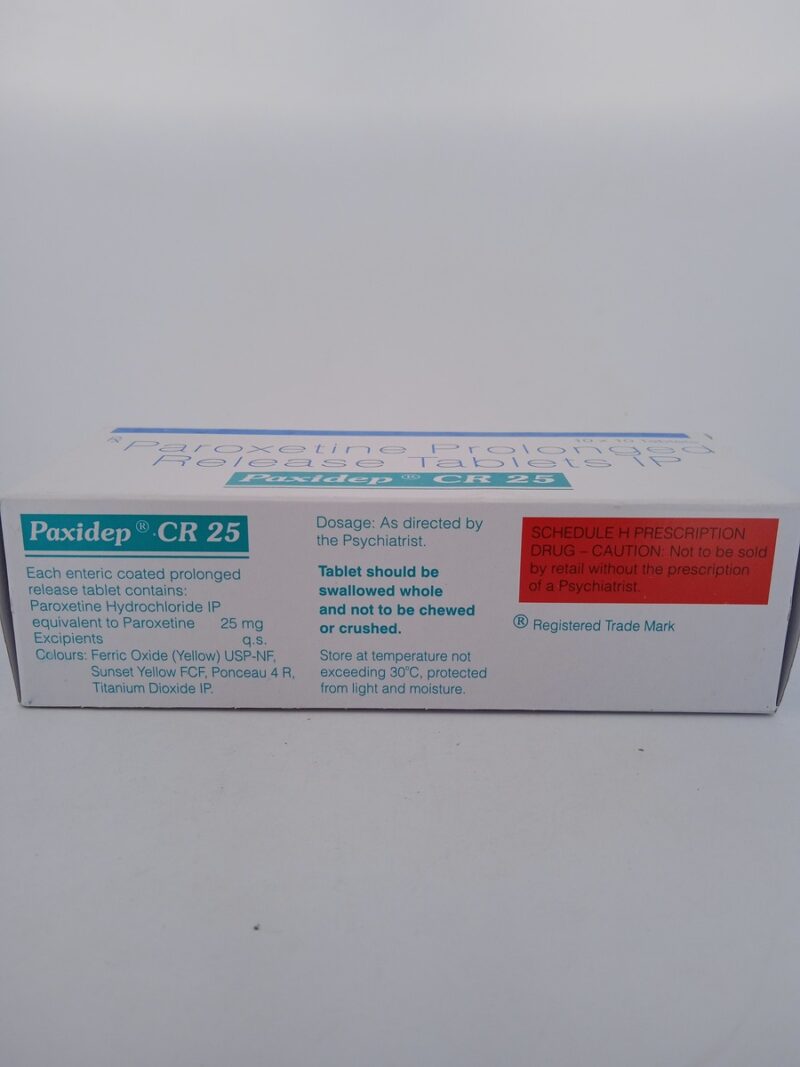 PAXIDEP CR 25 MG - 10 TABLET - Image 4