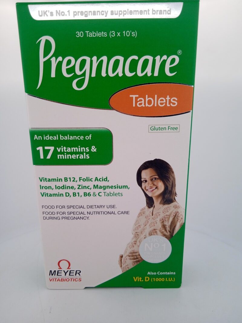 PREGNACARE - 10 TABLETS