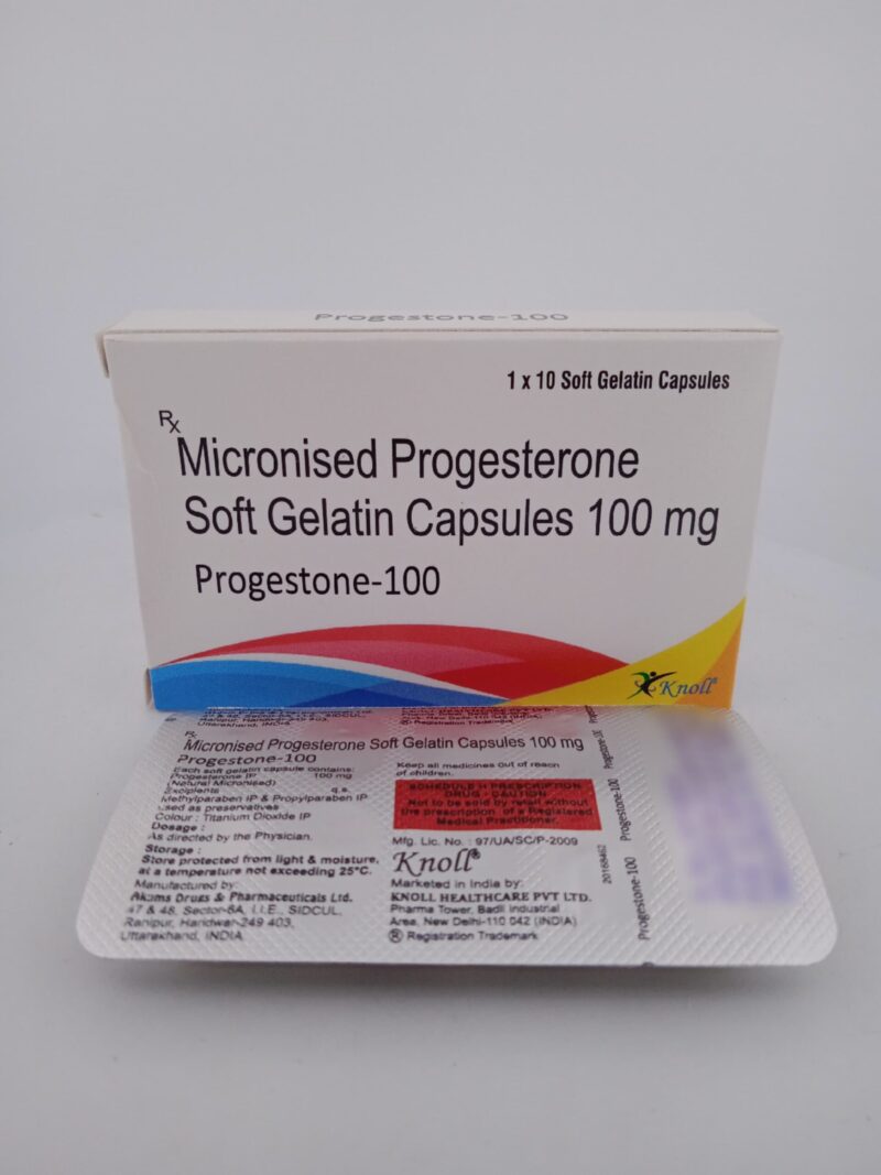 PROGESTONE 100 MG - 10 SOFT GELATIN CAPSULES - Image 3