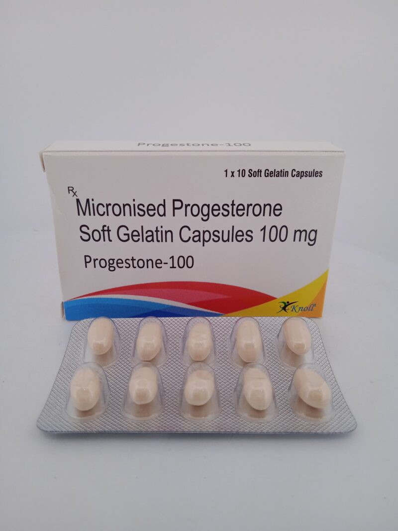 PROGESTONE 100 MG - 10 SOFT GELATIN CAPSULES - Image 2