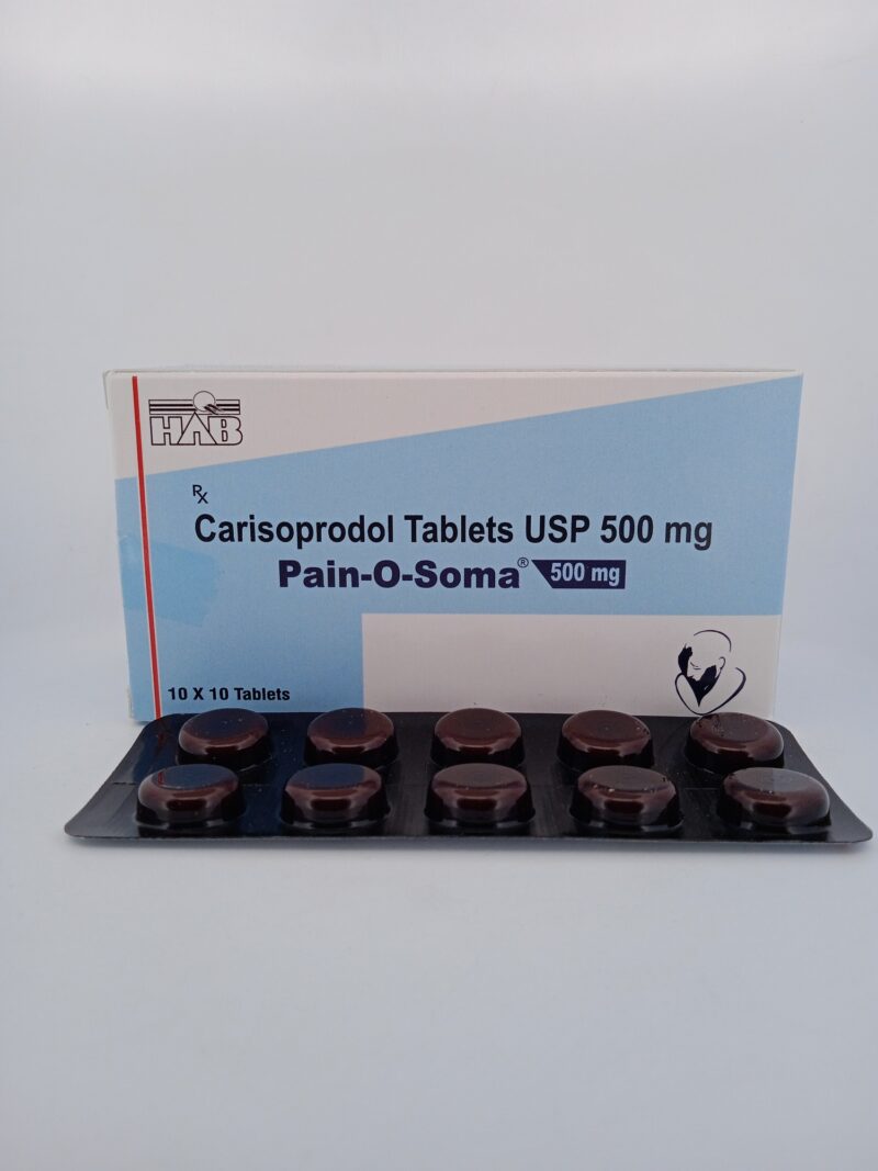 PAIN O SOMA 500MG - 10 TABLETS - Image 2