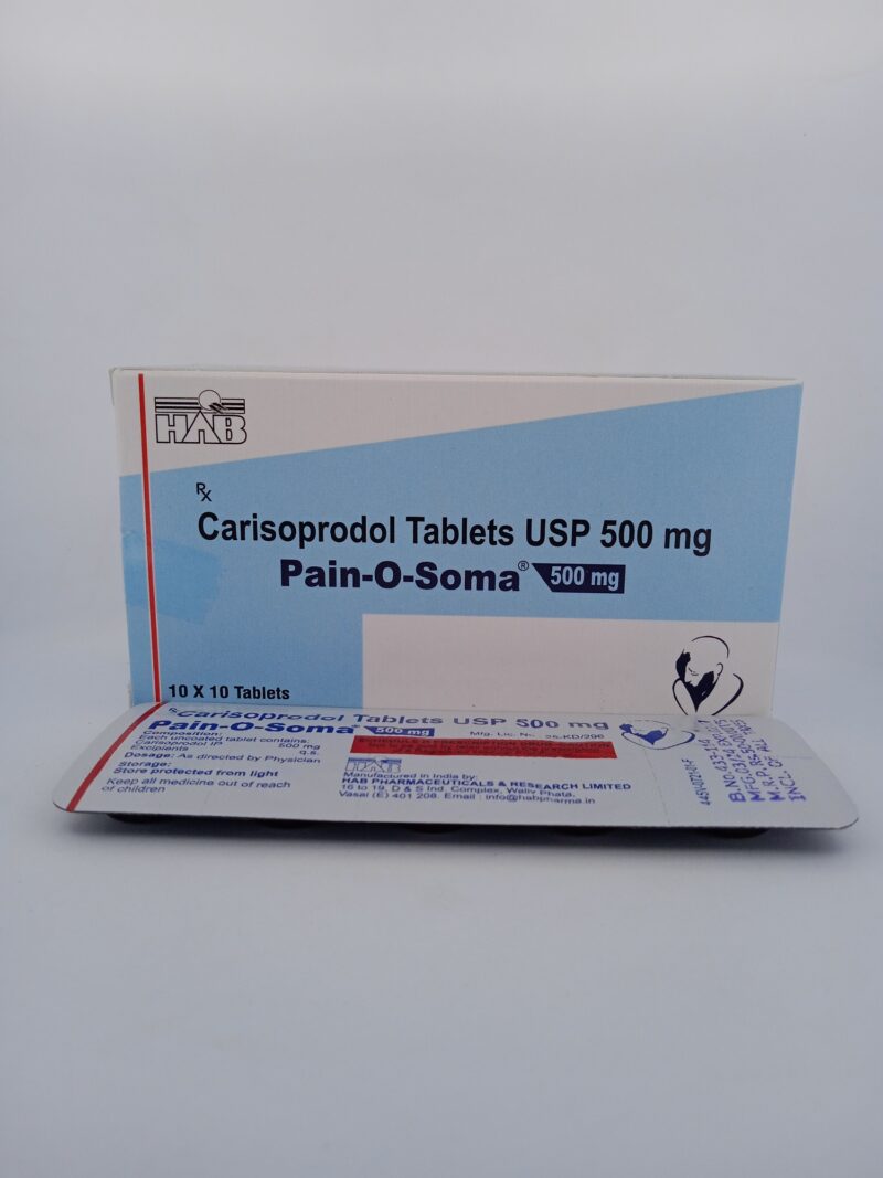 PAIN O SOMA 500MG - 10 TABLETS - Image 3