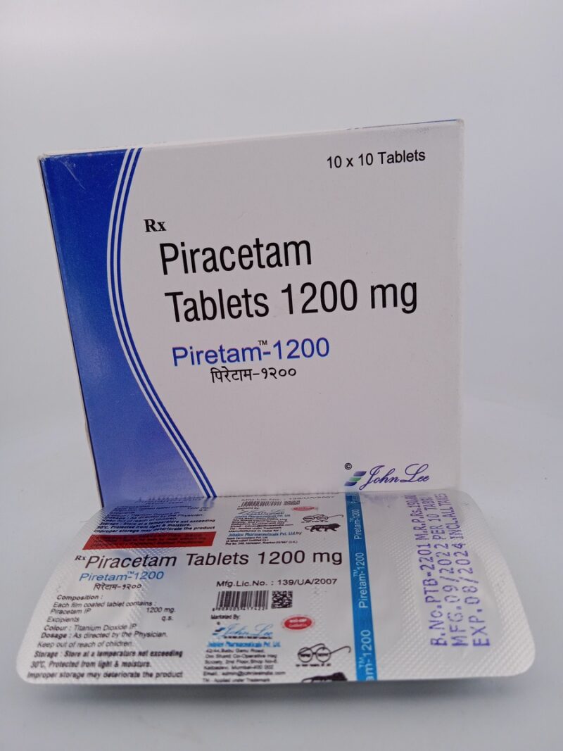 PIRETAM 1200 MG - 10 TABLETS - Image 3