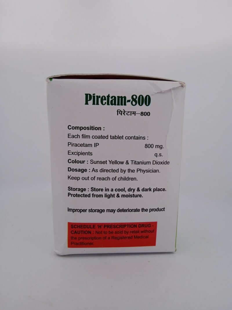 PIRETAM 800 MG - 10 TABLETS - Image 4