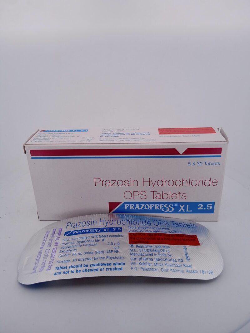 PRAZOPRESS XL 2.5 MG - 30 TABLET - Image 3