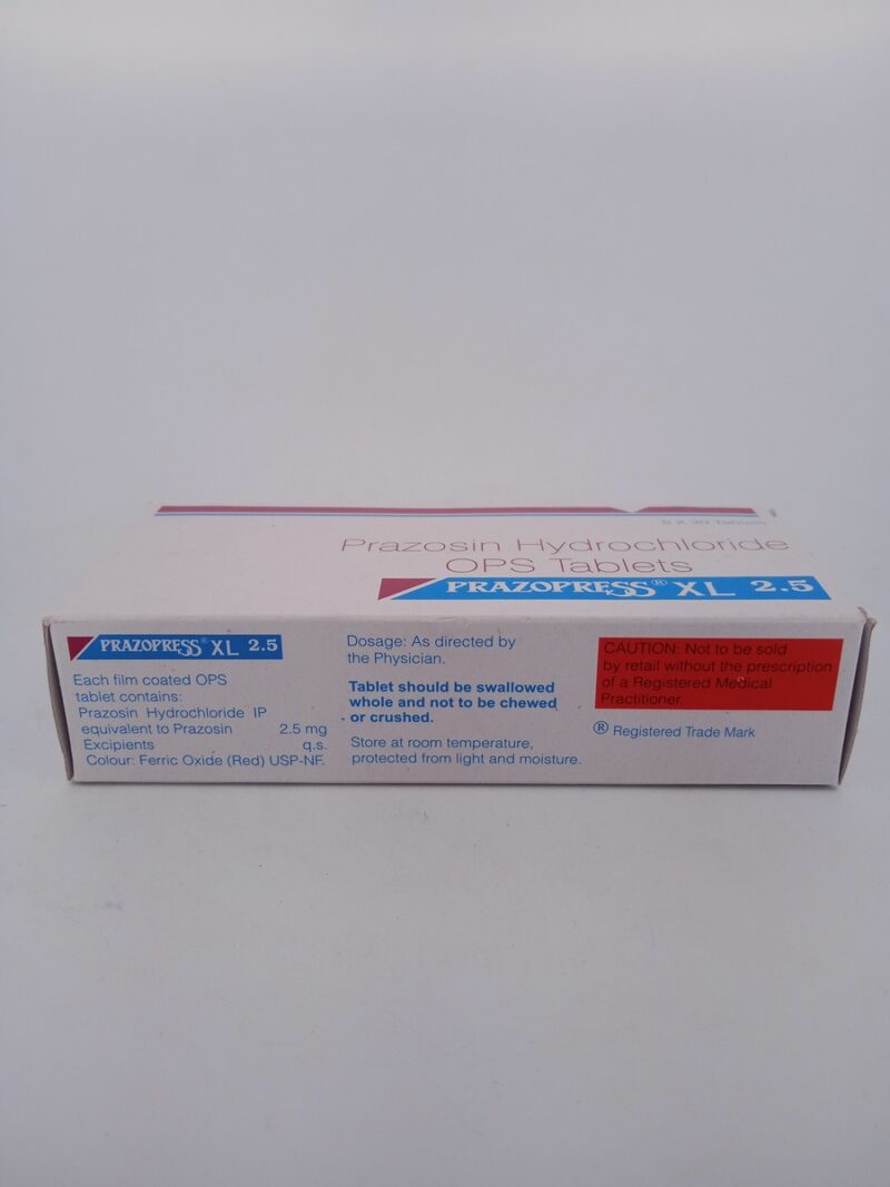 PRAZOPRESS XL 2.5 MG - 30 TABLET - Image 4