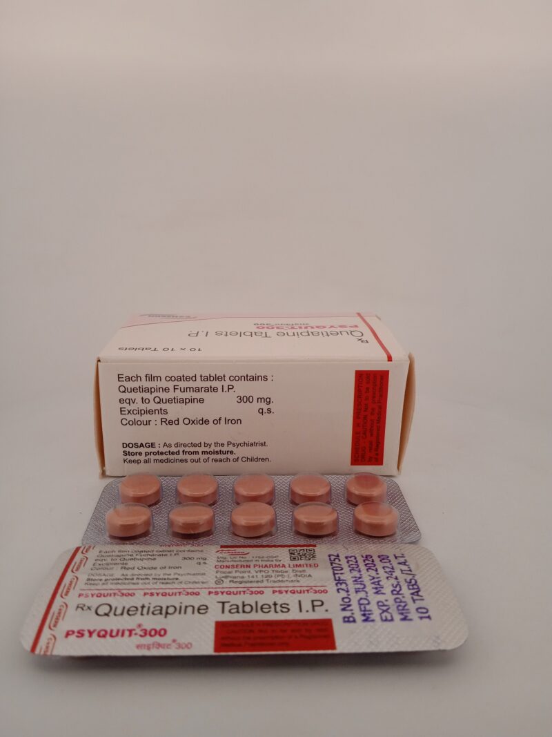 PSYQUIT 300 MG - 10 TABLETS - Image 2