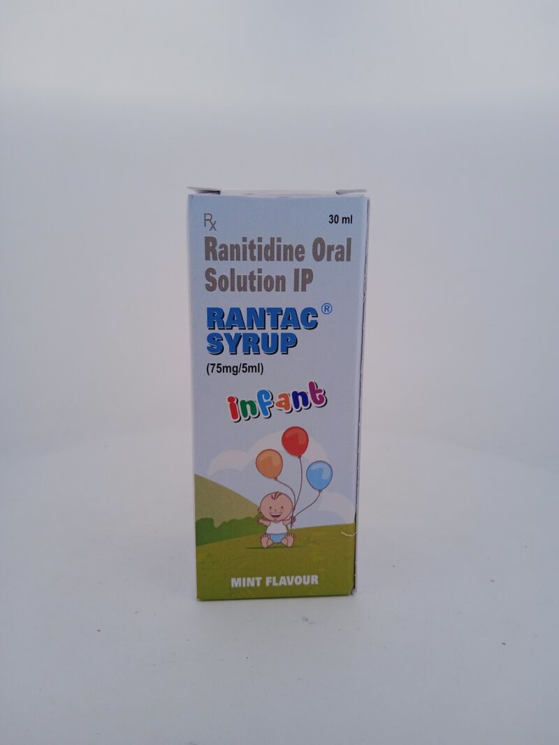 RANTAC SYRUP 75MG/5ML - 1 BOTTLE OF 30ML