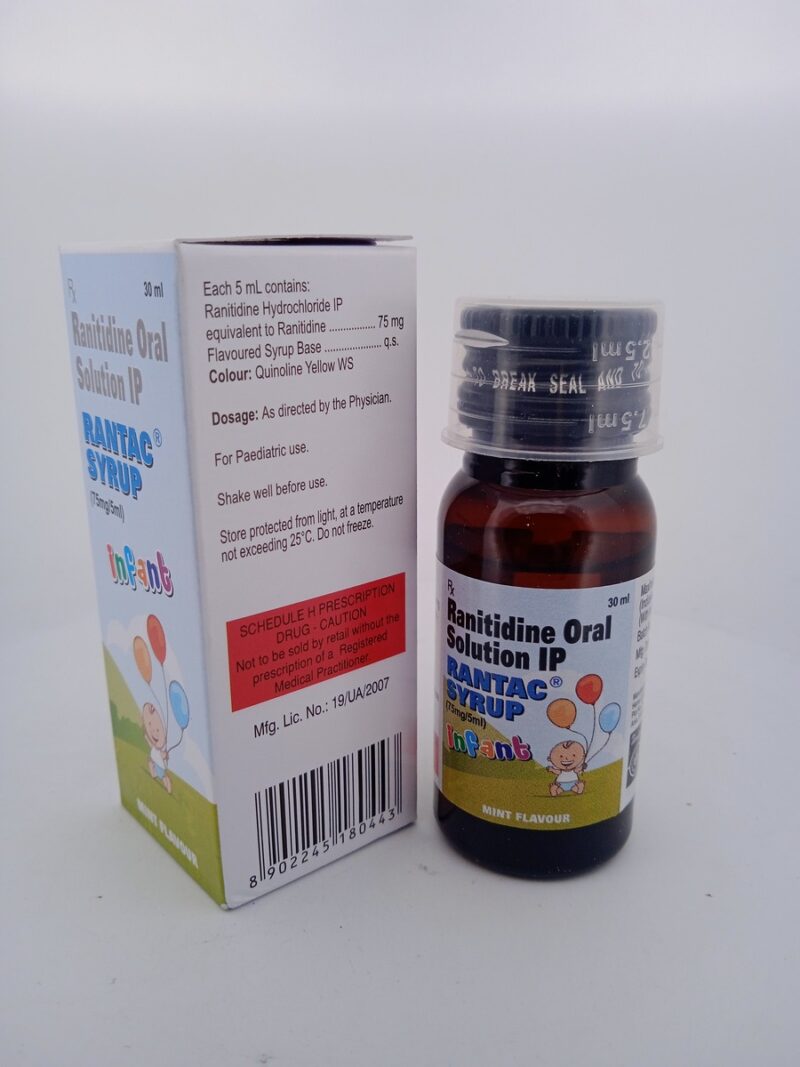 RANTAC SYRUP 75MG/5ML - 1 BOTTLE OF 30ML - Image 4