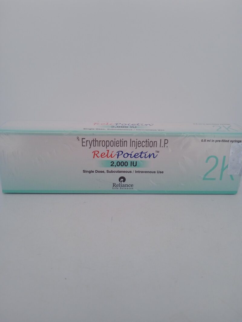 RELI POIETIN 2000 IU - 1 PRE-FILLED SYRINGE 0.4ML