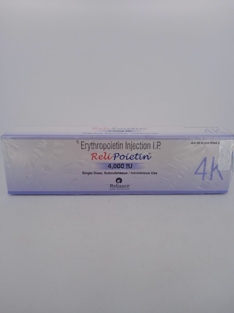 RELI POIETIN 4000 IU - 1 PRE-FILLED SYRINGE 0.4ML