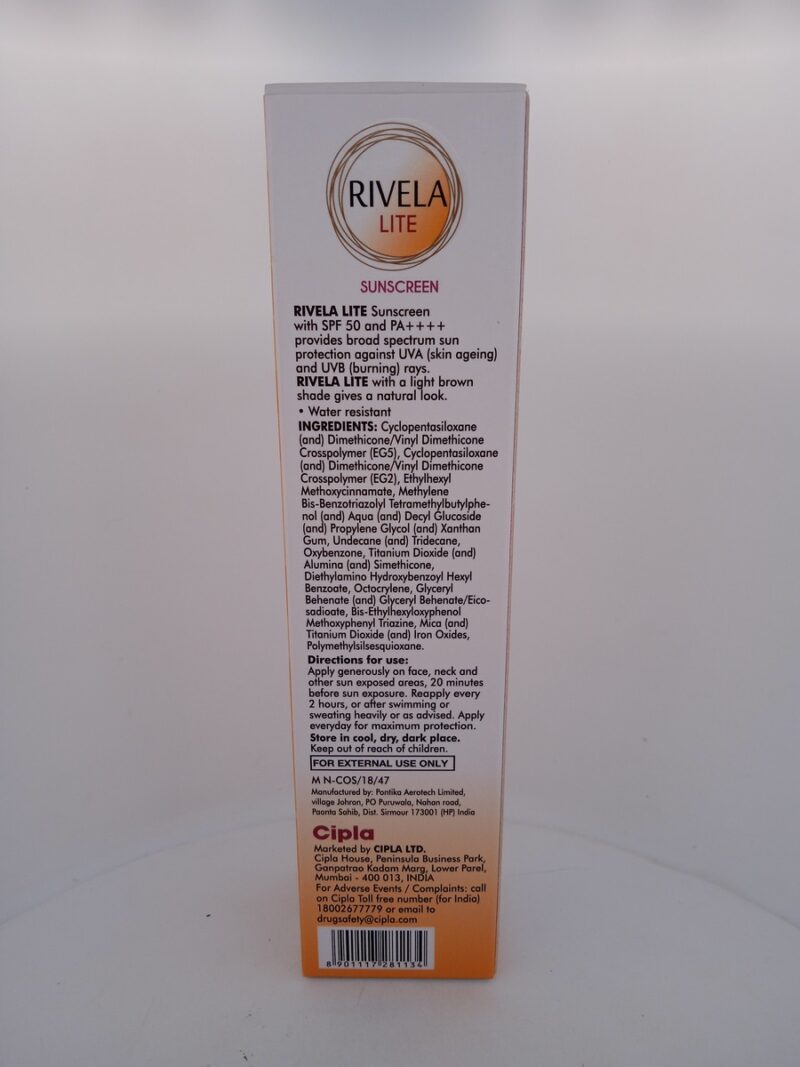 RIVELA LITE SUNSCREEN - 1 TUBE OF 60g - Image 4