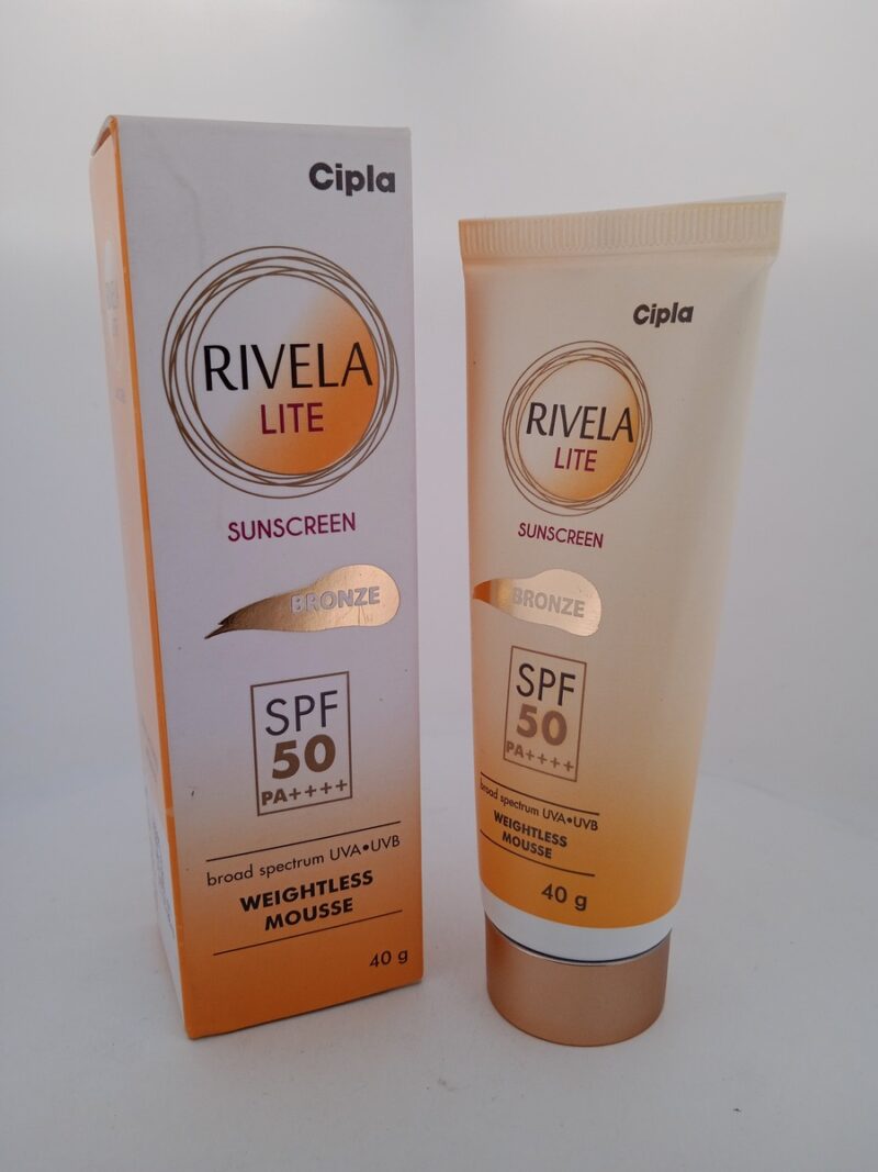 RIVELA LITE SUNSCREEN BRONZE - 1 TUBE OF 40g - Image 2