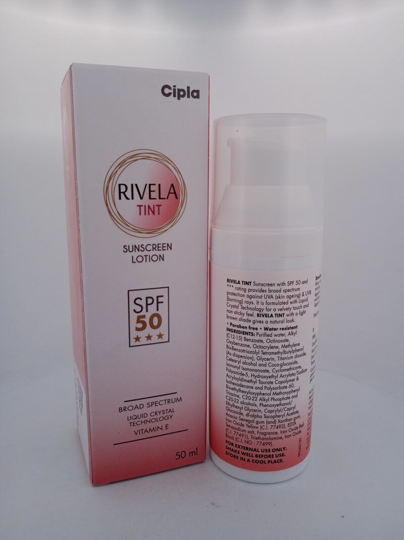 RIVELA TINT SUNSCREEN LOTION - 1 BOTTLE OF 50ML - Image 3