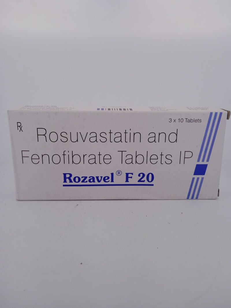 ROZAVEL F 20 - 10 TABLETS