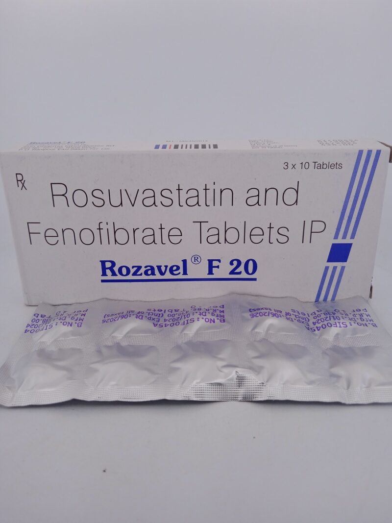 ROZAVEL F 20 - 10 TABLETS - Image 3