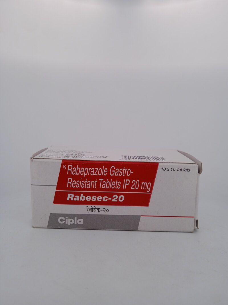 RABESEC 20 MG - 10 TABLETS