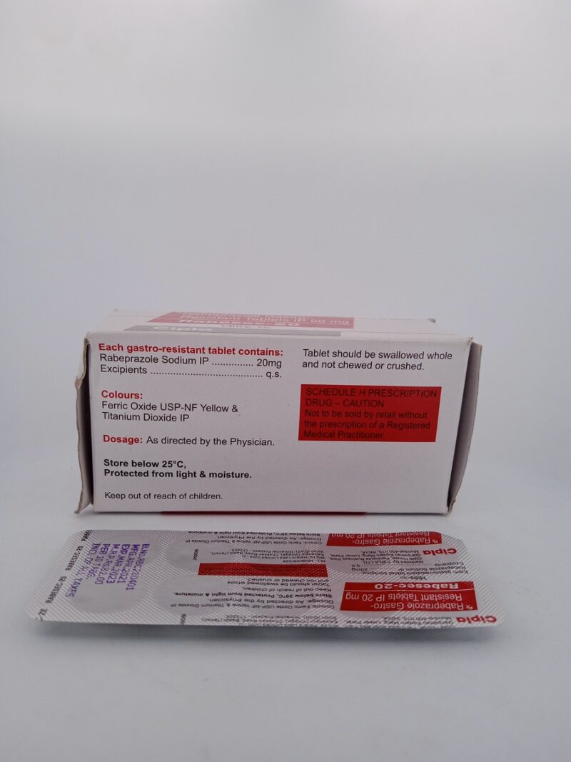 RABESEC 20 MG - 10 TABLETS - Image 4