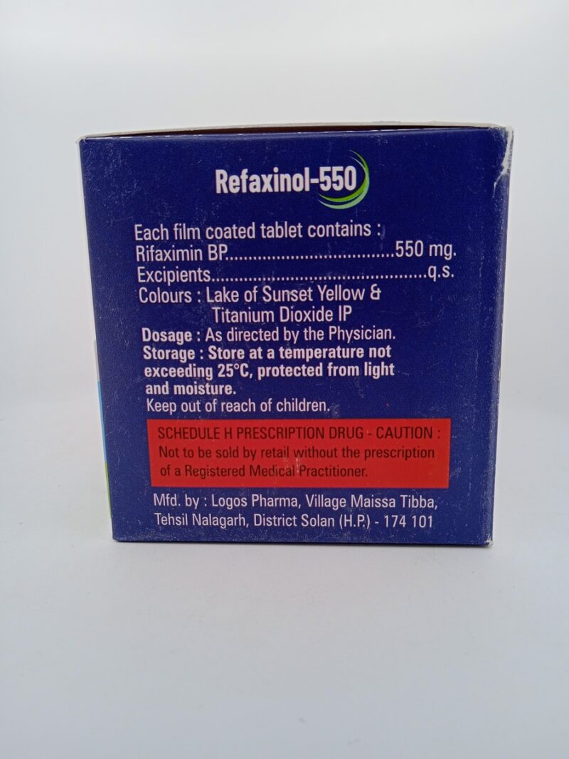 REFAXINOL 550 MG - 10 TABLETS - Image 4