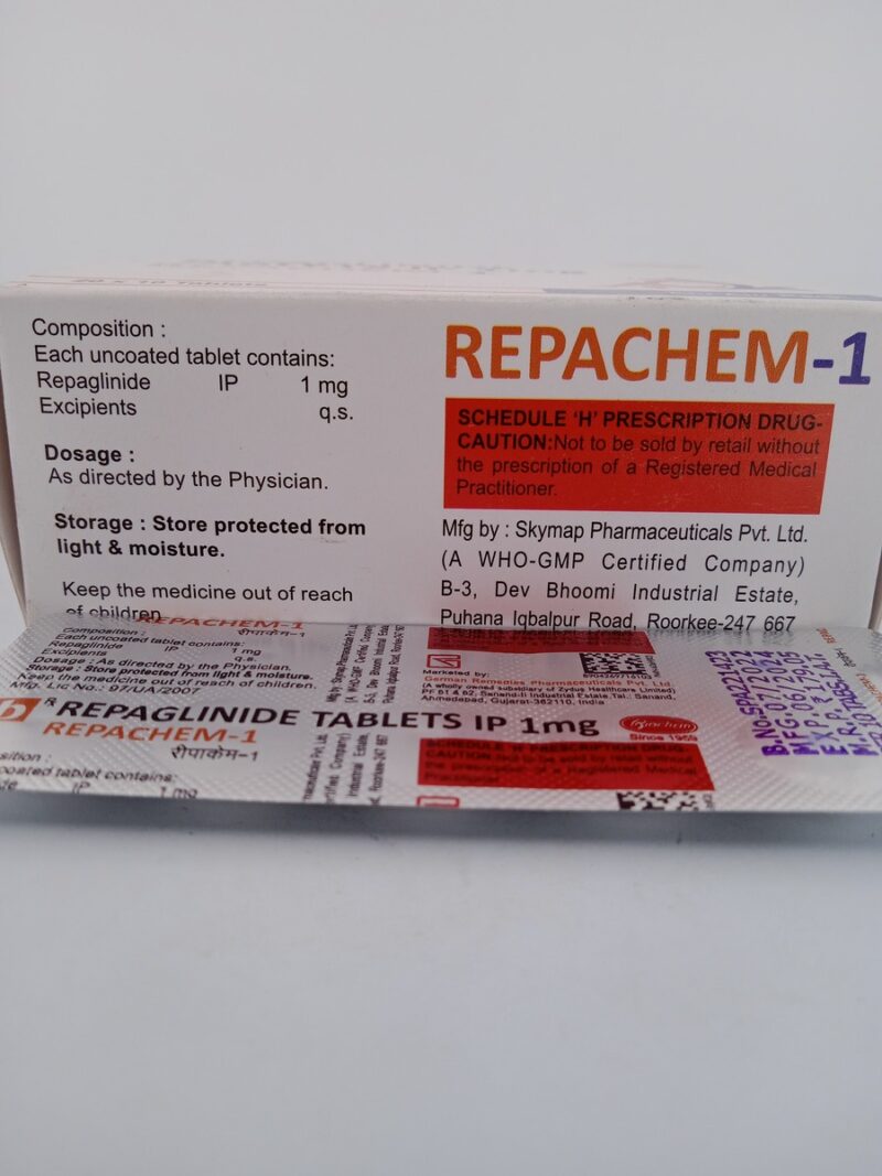 REPACHEM 1 MG - 10 TABLETS - Image 4