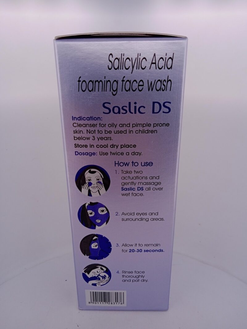 SASLIC DS (FOAMING FACE WASH) - 1 BOTTLE OF 60ML - Image 2