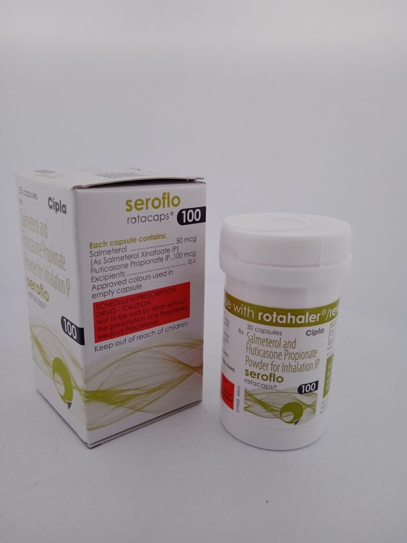 SEROFLO ROTACAPS 100 - 1 BOTTLE OF 30 CAPSULE - Image 4