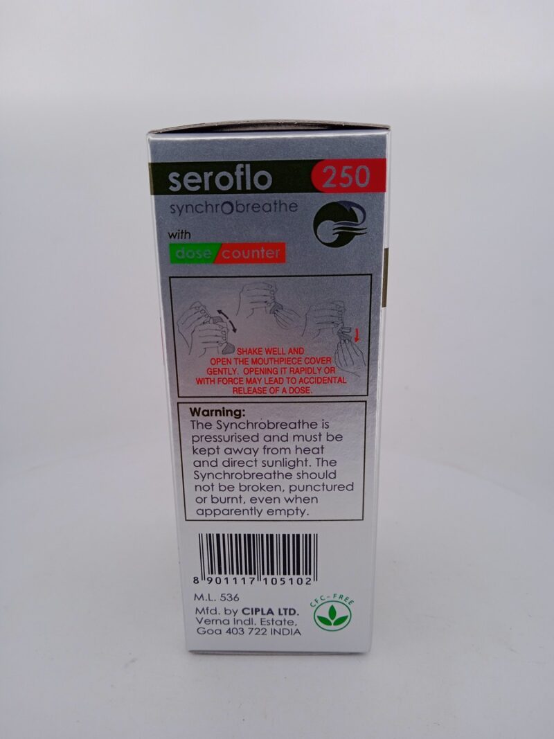 SEROFLO 250 SYNCHROBREATHE - 1 INHALER - Image 2