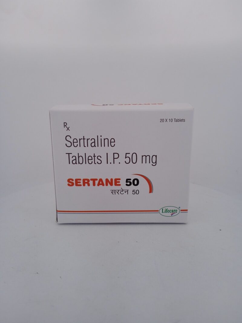 SERTANE 50 MG - 10 TABLETS