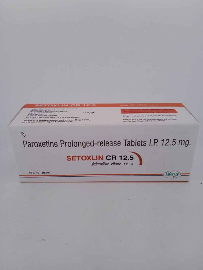 SETOXLIN CR 12.5 MG - 10 TABLETS